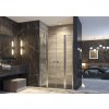 Aquatek GLASS B4 Sprchové dvere do niky 105x195cm, dvojkrídlové dvere, biele, matné sklo AQ GLASSB4BI10561