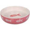 Miska Magic Cat keramická potisk ryba růžová13x4cm 260ml