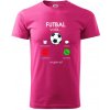 Futbal volá - Klasické pánske tričko vyššej gramáže - 2XL ( Purpurová )