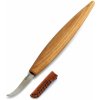 Lyžičkár BeaverCraft SK4S - pre pravákov, kožené puzdro