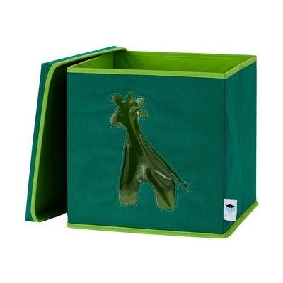 LOVE IT STORE IT - Úložný box na hračky s krytom a okienkom - žirafa