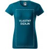 Handel Tričko s vlastným dizajnom benzínovomodrá