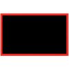 Toptabule.sk Čierna kriedová tabuľa v červenom drevenom ráme 90x60 cm