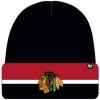 47 Brand Pánska zimná čiapka Chicago Blackhawks Split Cuff 47 Cuff Knit Black