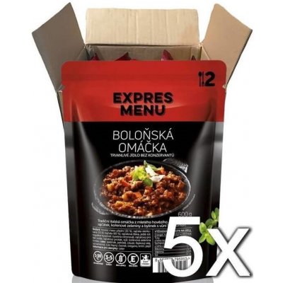 Expres menu Bolonská omáčka 2 porcie kartón 5 x 600g