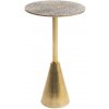 BAZAR BIZAR The Croco Side Table - Brass príručný stolík