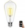Aigostar B.V. LED Stmievateľná žiarovka FILAMENT ST64 E27/6W/230V 2700-6500K Wi-Fi - Aigostar AI0403 + záruka 3 roky zadarmo + záruka 3 roky zadarmo