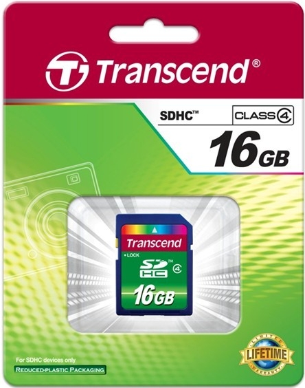 Transcend SDHC 16GB class 4 TS16GSDHC4