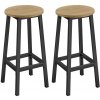 LEOBERT Okrúhla barová stolička 2 kusy - 65 cm