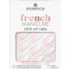 Essence French Manicure Click & Go Nails umelé nechty 02 Babyboomer Style 12 ks