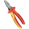 KNIPEX Kliešte lisovacie 0,25-16,0mm2 na dutiny VDE / 9778180 Knipex
