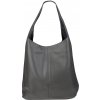 NovaKabelka.sk Camila Grigia Scura kožená talianska kabelka sivá