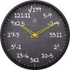 Nástenné hodiny nXt Maths - Matematické vzorce Ø 30 cm