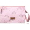 Saro Baby Lunch Bag vrecúško na desiatu/olovrant Pink Rainbow 14,5x21,5 cm 1 ks