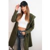 Cape with loose khaki hood kaki One size Kesi 5907302493101