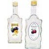 Kinekus Sklenená fľaša, 500 ml, hranatá, SLIVOVICA, s uzáverom na závit, kláštorná