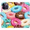 Flipové puzdro iSaprio - Donuts Pattern 02 - iPhone 14 Pro Max