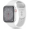 Tech-Protect Silikonový na Apple Watch 38/40/41 mm – Biely TEC310111