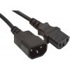 Gembird PC-189-VDE power cable Black 1.8 m C14 coupler