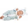 Llorens 63301 LITTLE BABY - spiaca realistická bábika bábätko s mäkkým látkovým telom - 32 cm