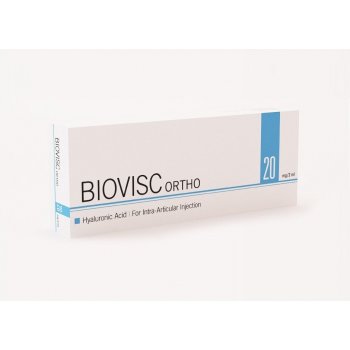 Biovisc Ortho Roztok viskoelastický inj 2 ml/20 mg 1 % natrium hyaluronat 1 ks