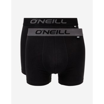 Boxerky O´Neill Men boxer O´Neill plain čierne Spodné prádlo 2 Pack