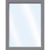 Plastové okno fixné zasklenie ARON Basic biele/antracit 550 x 900 mm (neotvárateľné)