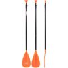 Pádlo JOBE ALUMINIUM SUP ORANGE 3-PIECE - oranžové