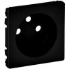 VALENA LIFE Kryt zásuvky 2P+T čierny 756302
