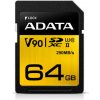 ADATA SDXC 64GB UHS-II U3 (290/260MB) ASDX64GUII3CL10-C
