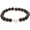 Beneto náramok z lávového kameňa a hematitu MINK61
