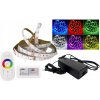 SADA LED pásikov RGB multi 5 m + diaľkový ovládač