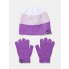 Dievčenská čiapka Under Armour G Beanie Glove Combo Fialová OSFA