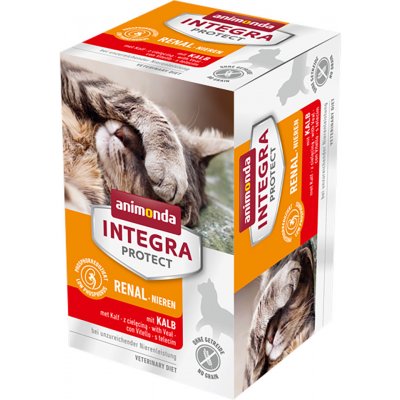 Výhodné balenie Animonda Integra Protect Adult Nieren (obličky) mištičky, 24 x 100 g - teľacie