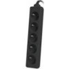Lanberg Power strip 5 zásuviek 1m (5XPL-PS0-05E-0100-IEC-BK)