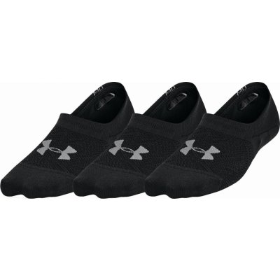 Under Armour Women's UA Breathe Lite Ultra Low Socks 3-Pack Black/Pitch Gray L Fitness ponožky