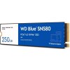 WESTERN DIGITAL WD SSD Blue SN580 250GB / WDS250G3B0E / NVMe M.2 PCIe Gen4 / Interní / M.2 2280 WDS250G3B0E