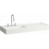 LAUFEN Umývadlo do nábytku KARTELL by Laufen, 1200x460 mm, bez prepadu a otvoru pre batériu, biela