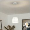 Brilagi - LED závesný luster na lanku CERIA 1xE27/40W/230V priemer 20,5 cm biela EG300171+EG781029 + záruka 3 roky zadarmo