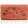 Paolo Peruzzi peňaženka z pravej kože oranžová - dámska
