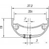 MACH1 Ráfik TRUCKY 32 27.5 32D TLR čierny