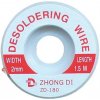 SMA ZHONG DI Páska na odsávanie cínu ZD-180 2mm