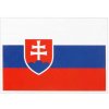 Nálepka slovenská vlajka (samolepka Slovensko 9x6,5cm)