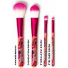 Legami Oh My Glow! - Set Of 4 Makeup Brushes - Flowers uni