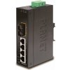 Planet ISW-511T Priemyselný Switch 4x 10/100M + 1x 100 MM SC, -40~+75°C, 48VDC, DIN
