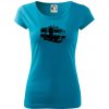 Hasičské auto Hasiči - Dámske tričko Pure - XS ( Svetlý tyrkys )