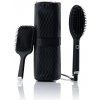GHD Glide horkovzdušný kartáč, iontová technologie, dárková sada, Iced Luxe Collection, černá 99400000205