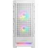 Cougar COUGAR Gehäuse Midi-Tower Airface ARGB, midi tower herné puzdro biela 4 predinštalované ventilátory; CGR-5ZD1W-AIR-RGB