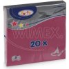 Wimex Obrúsok 3V bordový 33x33cm 240 ks