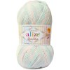 Alize Baby Best Batik Pastelovo ružovo sivá 6623